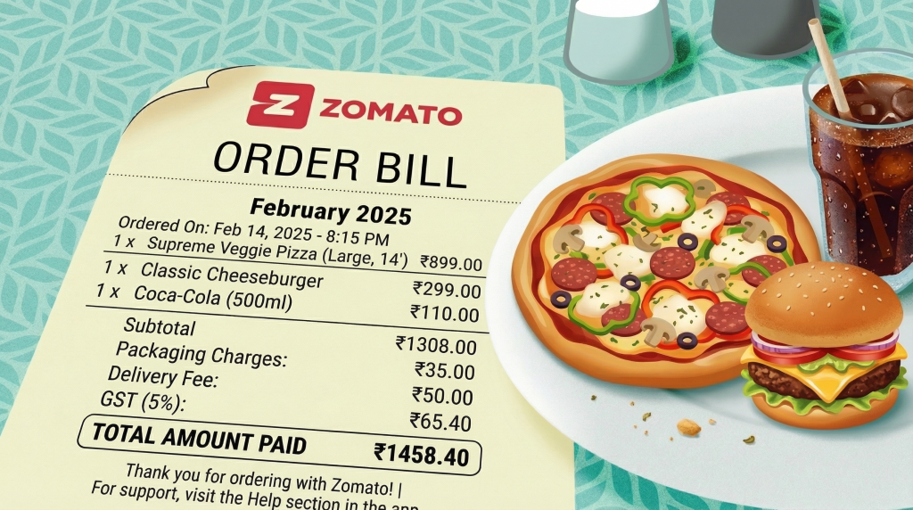 Tiffin Services vs Food Delivery Apps
Food delivery apps bill
food bill
zomato order bill
order bill