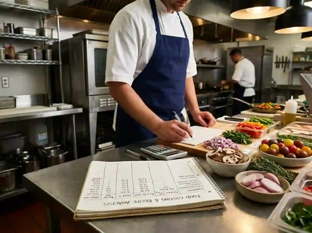 food costing 
cutting 
kitchen