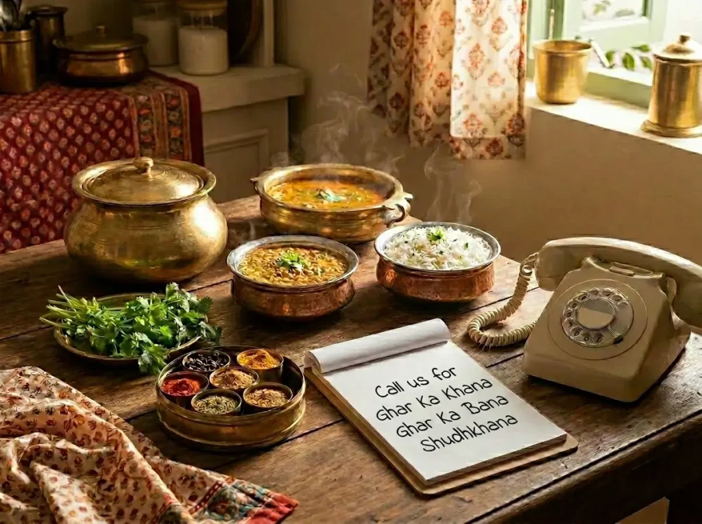 Ghar Ka Bana Shudhkhana Ghar Jaisa Khana, Ghar Baithke Mangao Ghar Ka Khana
